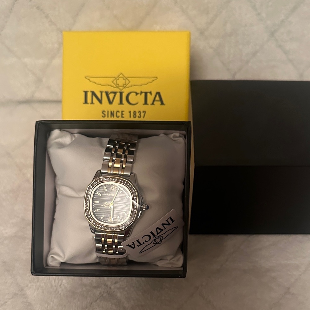 Invicta Two-Tone Silver and Gold Watch